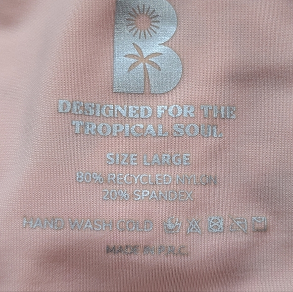 Blackbough Swim Red Orange Thea Berry Cherry Bikini Bottom L - Picture 8 of 10